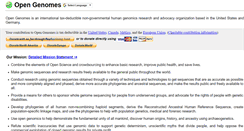 Desktop Screenshot of open-genomes.org